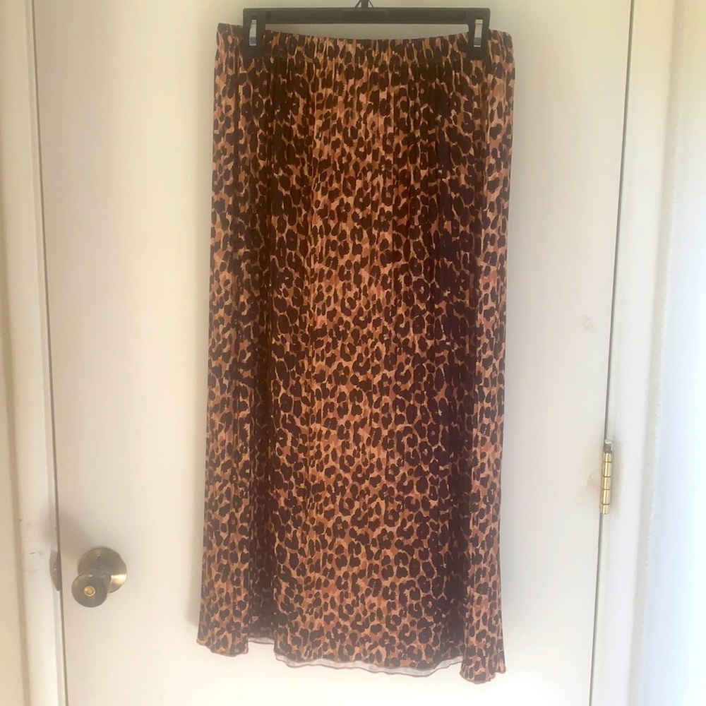 Zara Leopard Print Skirt